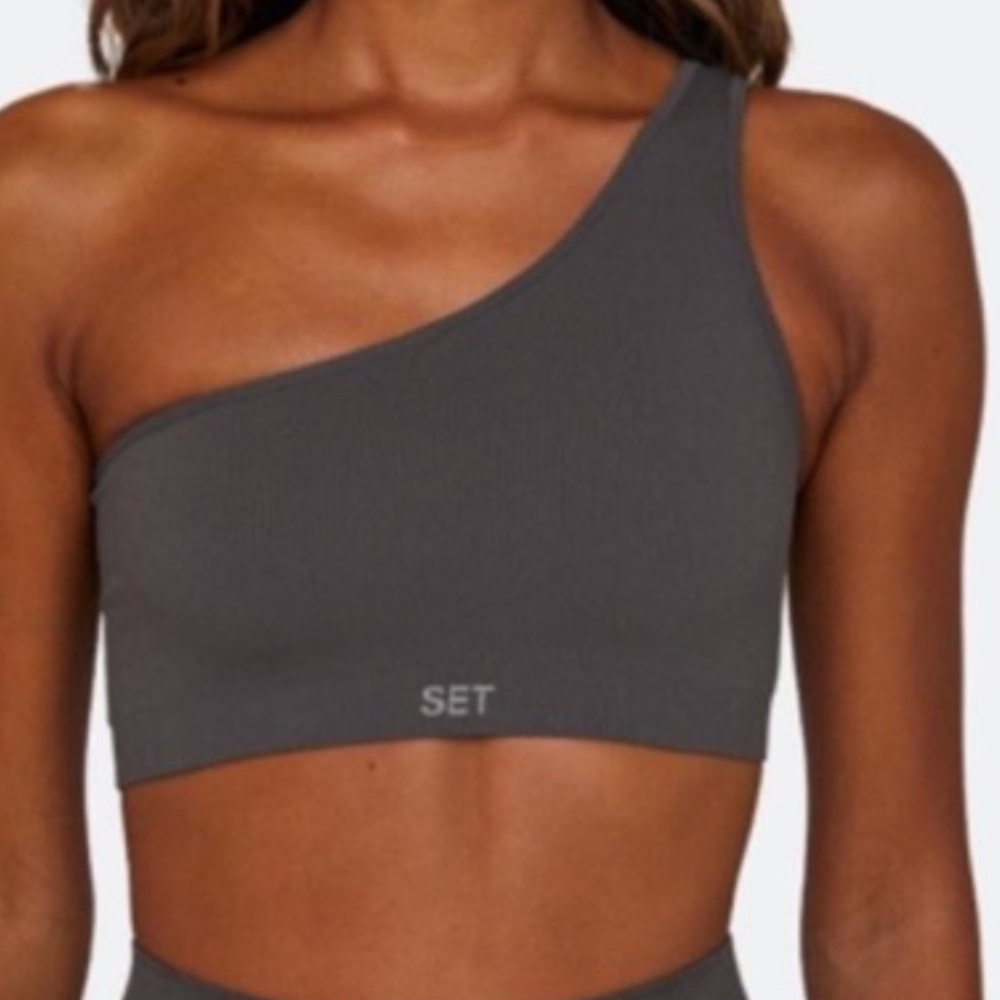 Set Active One Shoulder Bra Top - M